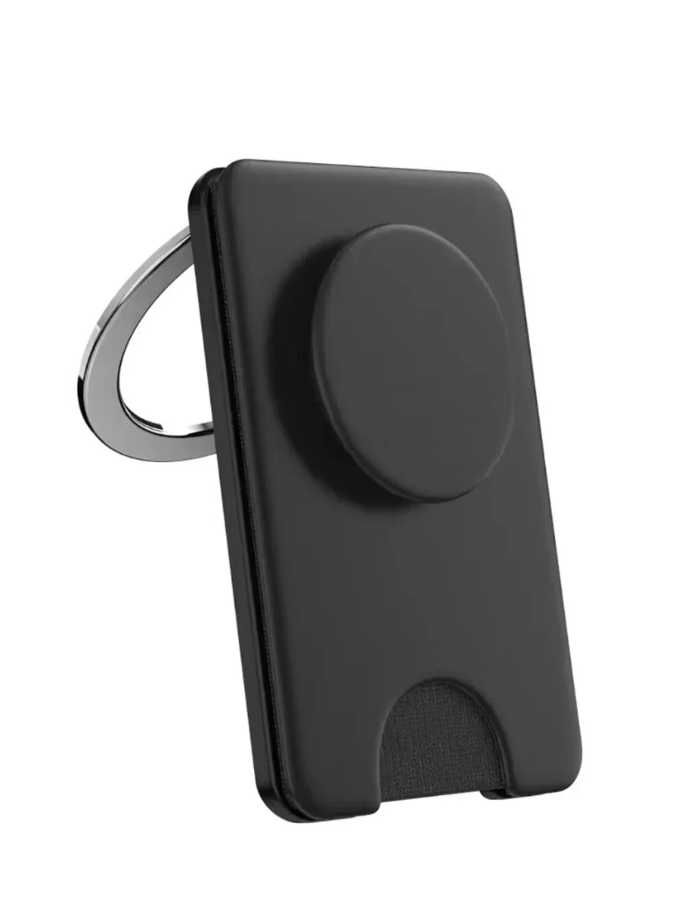 PopSockets MagSafe Kick-Out PopWallet+ Stand Black Wallet Grip Holds 3 Cards NIB